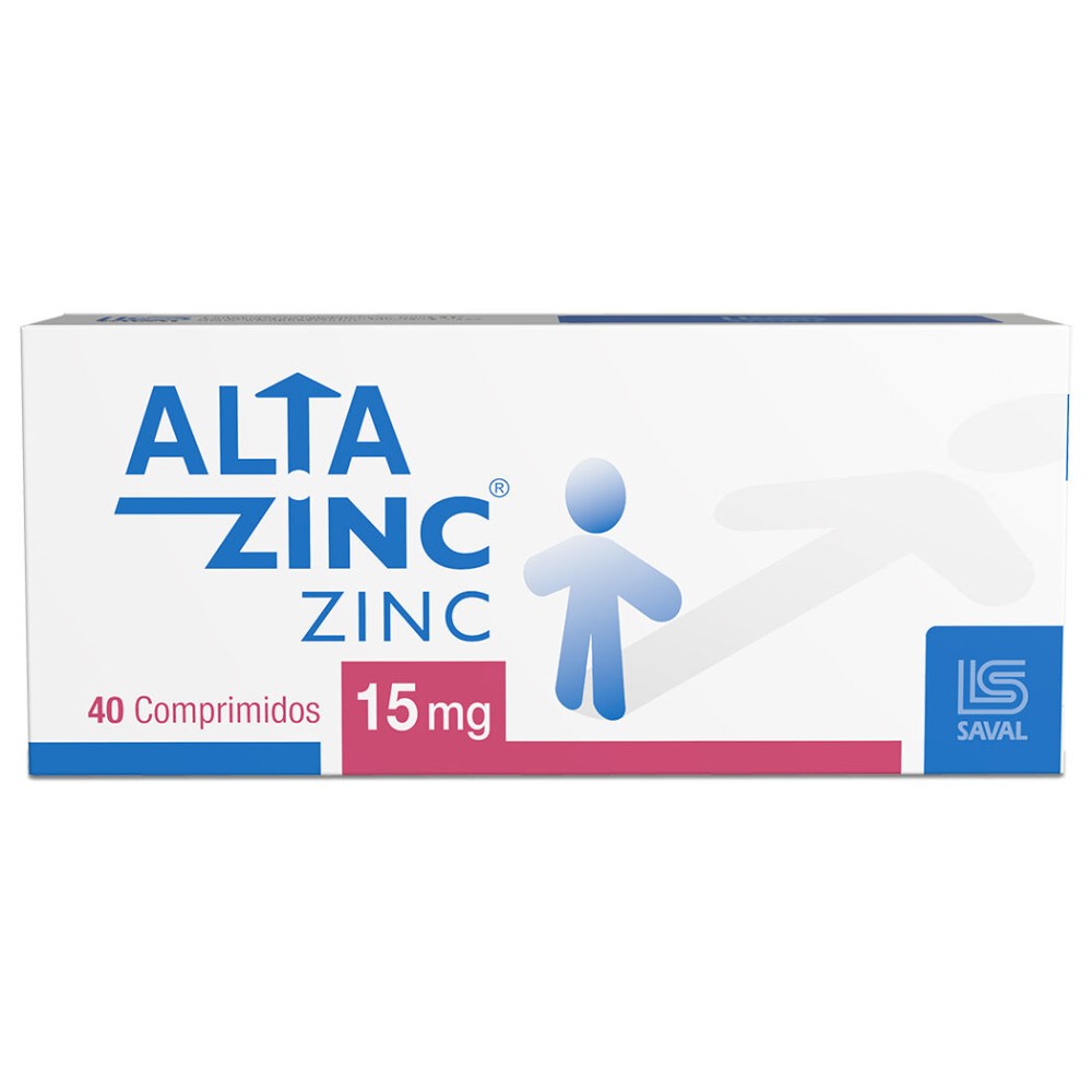 Altazinc Zinc 15mg 40 Comprimidos Altazinc Zinc 15mg 40 Comprimidos