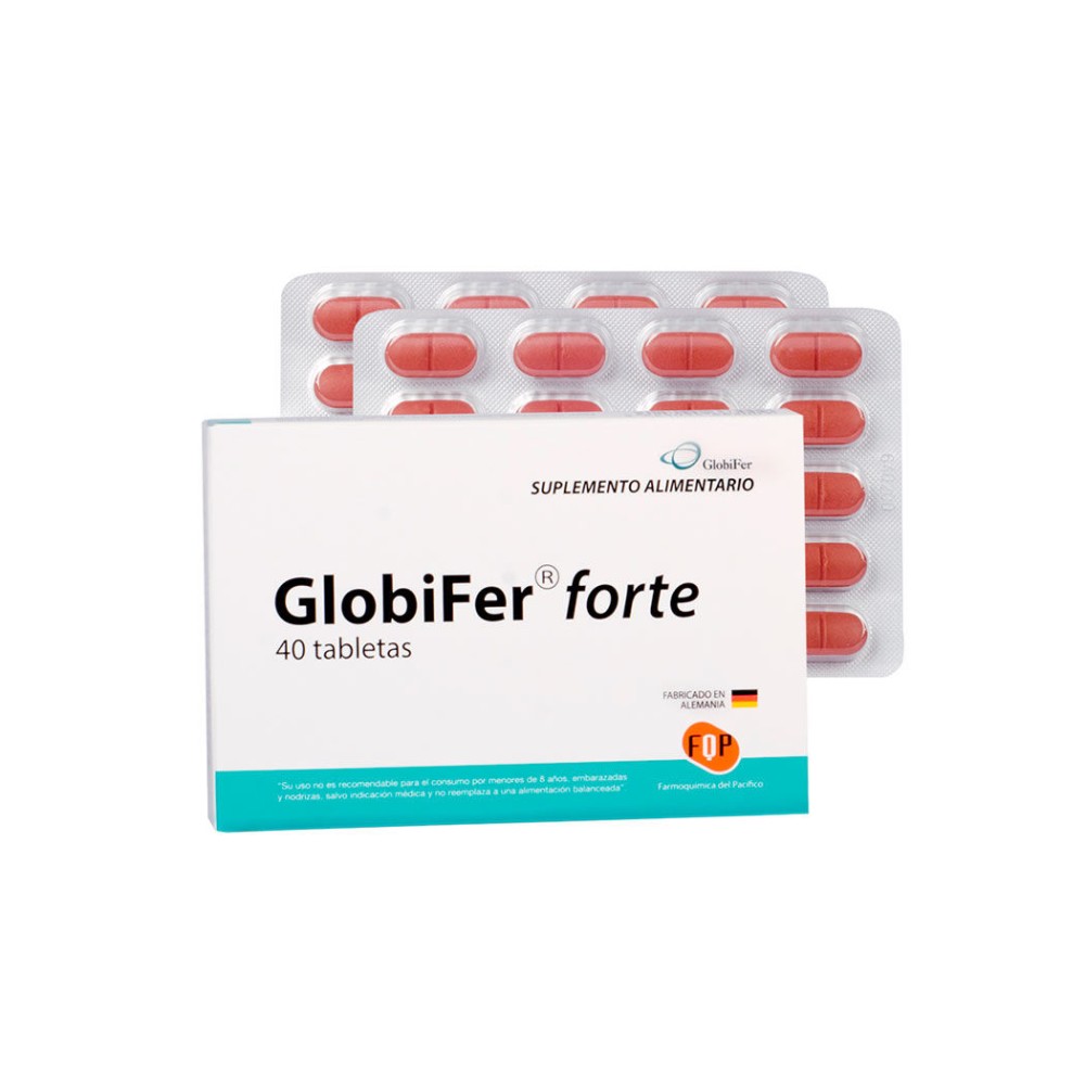Globifer Forte de 40 Tabletas Globifer Forte de 40 Tabletas