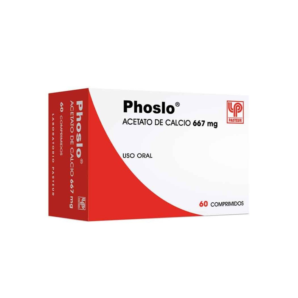 Phoslo 0.667 Mg. 60 Comprimidos Phoslo 0.667 Mg. 60 Comprimidos