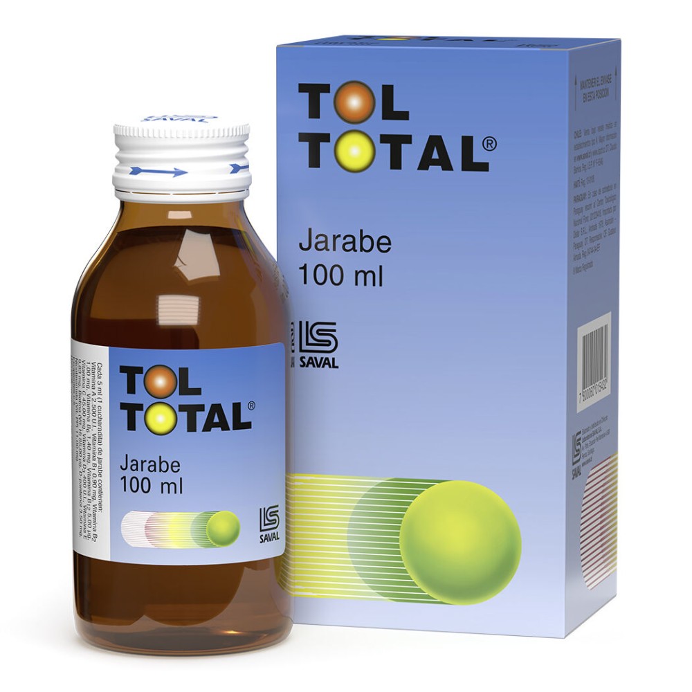 Tol Total Multivitamínico Jarabe 100ml Tol Total Multivitamínico Jarabe 100ml