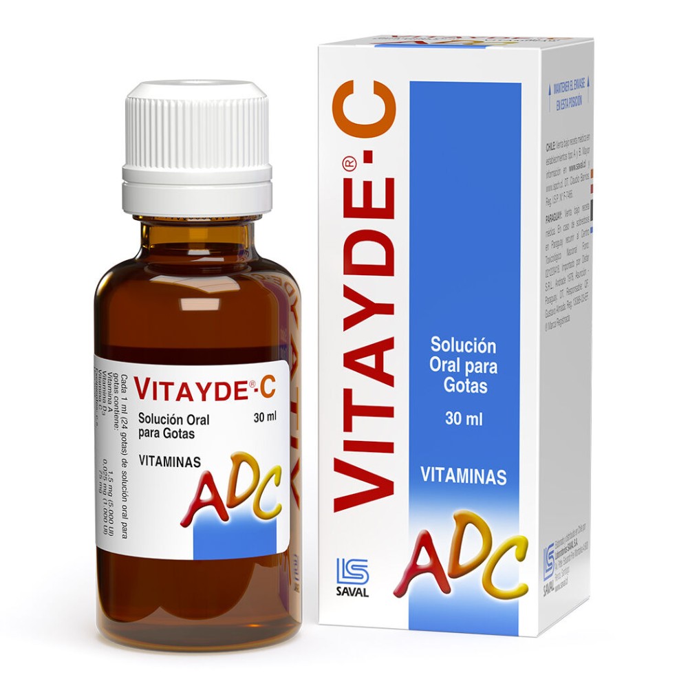 Vitayde-C Vitaminas ACD Gotas 30ml Vitayde-C Vitaminas ACD Gotas 30ml