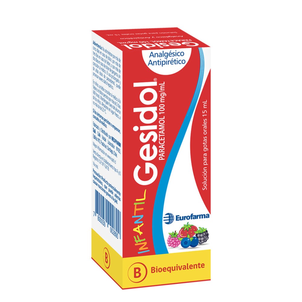 Gesidol Infantil (B) Paracetamol Gotas 15ml Gesidol Infantil (B) Paracetamol Gotas 15ml